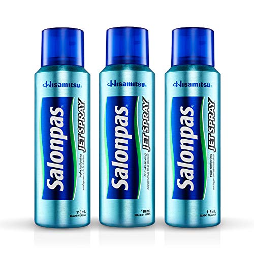 Salonpas Pain Relieving Jet Spray 4 Oz Pack of 3